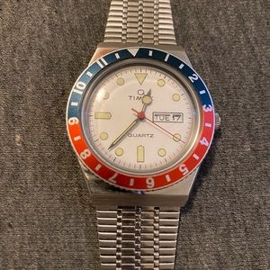 Q Timex Reissue white dial